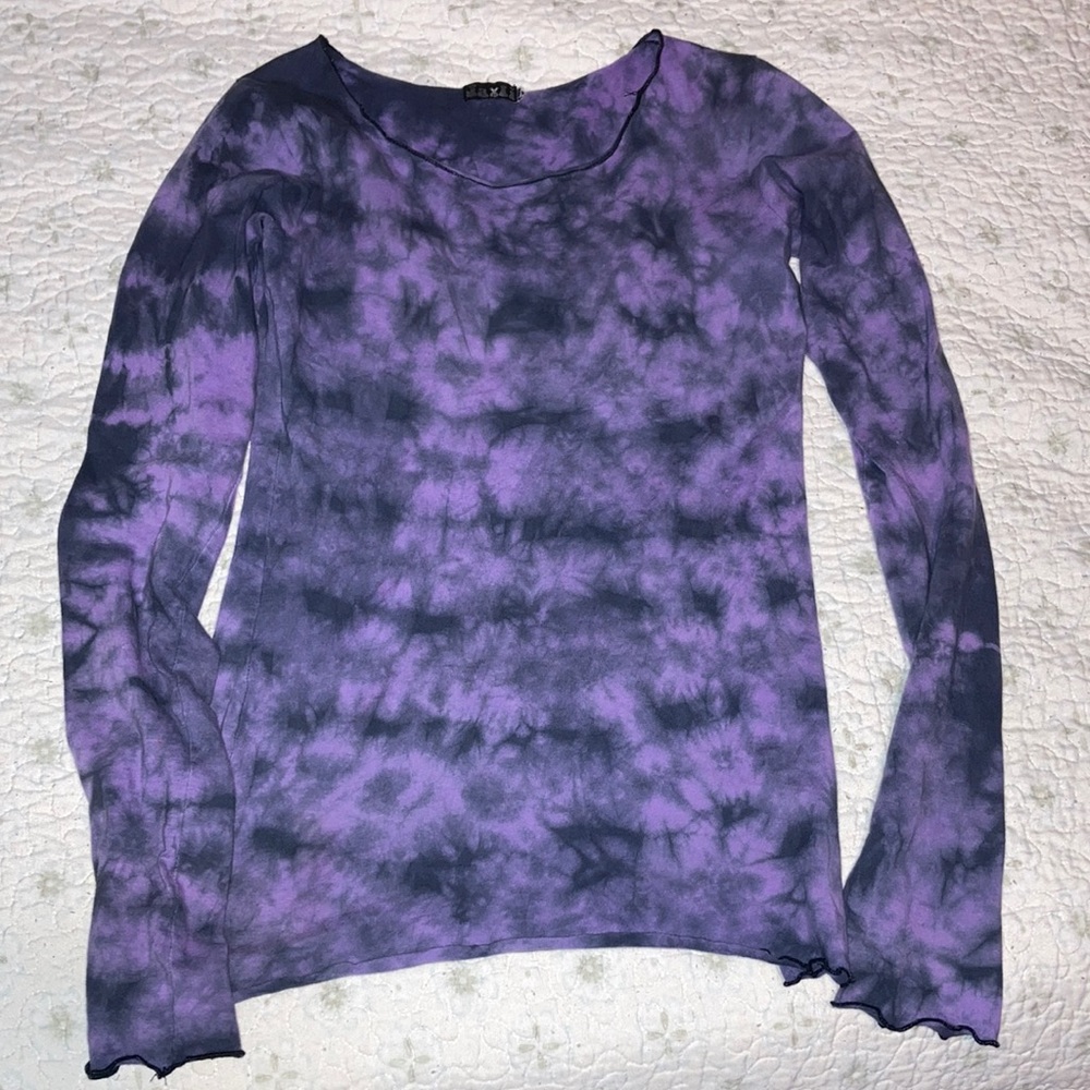 Jayli black & purple tie dye